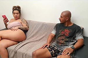 Blonde Hottie Gives Pussy To Husband's Friend At Work