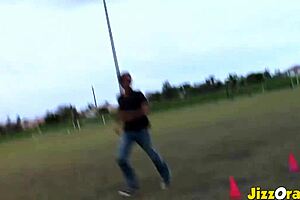 Big tits blonde milf gets fucked hard in basketball.