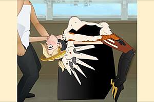 Overwatch Mercy Deepthroat Doggy Fuck