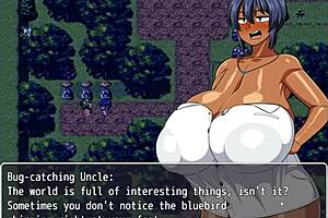 Tanned natsuki masturbates huge bbc outside hentai game