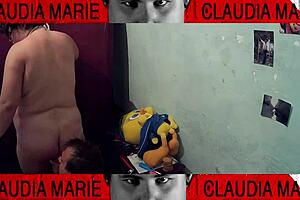 Fat Curvy Babe Gets Pussy Licked and Fucked Hard Against Wardrobe!