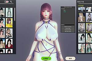 Exploring character creation in Honey Select 2 with intriguing customization options
