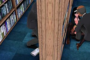 in this hentai, the girl gets fingered and creampied while masturbating