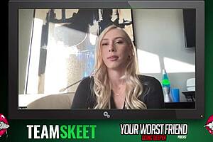 Kay Lovely shares her Christmas interview behind the scenes.