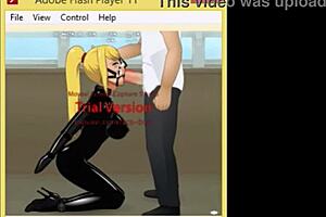 अच्छा bdsm सेशन deepthroat action के साथ