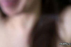 Gorgeous Czech Kitten Tempted In Mall, Clothes Ripped For Pov Blowjob