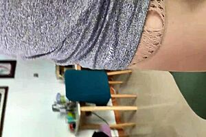 wet fingers sliding in pantyhose