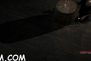 The hot brunette maid slaves away while masturbating with toys.