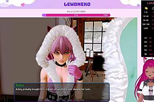 Vtuber Lewdneko says, Join me for Harem Hotel Part 29 solo fun!