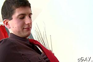 gay hunks engage in oral acts