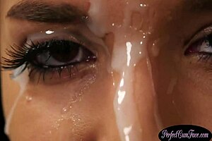 European Woman Feels Intense Pleasure Sucking Cock Before Facial