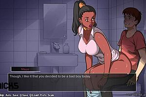 Watch redhead milf bent over doggystyle with big tits ass and monster cock in anime cartoon