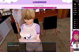 Vtuber Lewdneko says, Join me for Harem Hotel Part 29 solo fun!