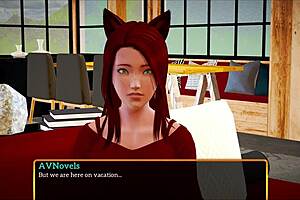 Redhead Teen With Small Tits In Cartoon Family