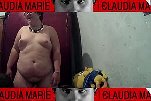 Curvy fat babe gets her pussy eaten before dinner to get soaking wet and cum on her gay friend's face