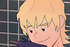 Huge cocks in gym showers for some gay fun 😏