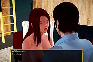 Redhead Teen With Small Tits In Cartoon Family