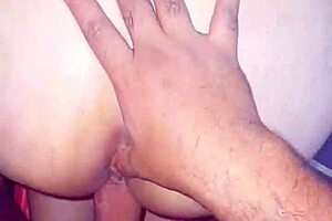 Mature latina licks pussy in doggystyle position