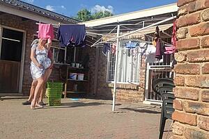 Cuckold asks, 'Why are you fucking my wife in doggystyle outdoors?'