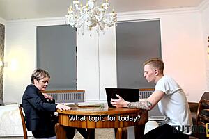 i can't believe my sexy mature teacher became my lover in class