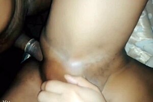 Shemale's Tight Ass Devours Big Cock in Anal Sex