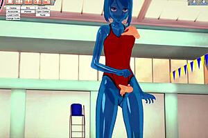 Slimegirl in 3D hentai pool adventure!