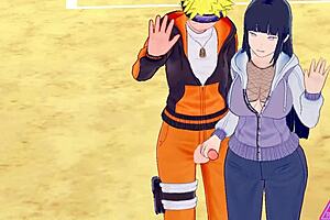 naruto and hinata get HORNY with SEX and BLOWJOB in koikatsu