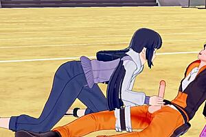 naruto and hinata get HORNY with SEX and BLOWJOB in koikatsu