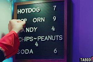 Teen Couple Fucking In Movie Theatre!