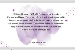 hey girl, femdom joi denial part 1 of 12, making you edge without orgasm 😈