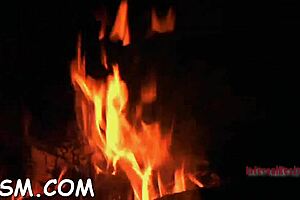 gagged hotty gets clit pleasured