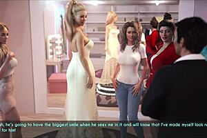 suggestive adventures of a wife and her stepmother in anime hentai style