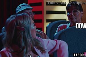 Teen Couple Fucking In Movie Theatre!