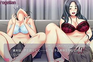 Anime couple engages in intense licking and creampie action in hentai series Kabe no Mukou no Tsuma no Koe Hiroto 7