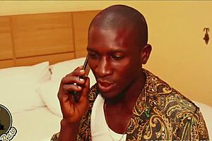 i watch my nigerian virgin friend fuck his hot slut with big black cock until she squirts