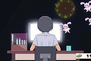 Seductive Runaway Girl in Game with Megu