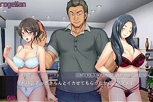 Anime couple engages in intense licking and creampie action in hentai series Kabe no Mukou no Tsuma no Koe Hiroto 7