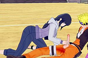 naruto and hinata get HORNY with SEX and BLOWJOB in koikatsu