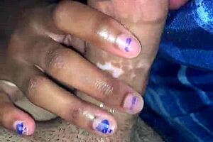 hey buddy, your black teen friend is sucking your cock so wet and deep in this amateur blowjob session