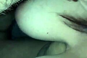 Young Guy Receives Intense Blowjob from Older Mature Woman