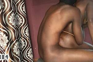 Petite Ebony Screams During Different Sex Styles With Creampie And Cumshot