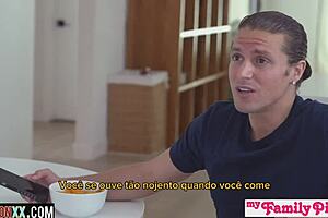 maria kazi catches half-brother masturbating in private moment