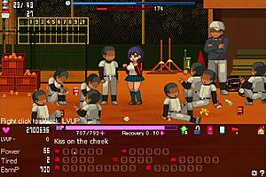 Manager dominates okeyutei hentai game with intense anal group sex