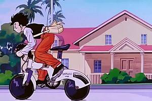 Dragon Ball Z Bulma and Gohan Adventure with Monster Elements
