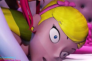 Payback Time! Pixelated Perry Gets Monster Cock Revenge With Big Tits Futanari in 3D Action. My Bad!