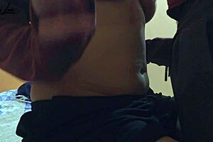 i'm watching my horny cousin's juicy pussy up close with that big black cock