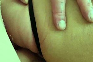 My tired girlfriend lets me fuck her on camera with toys