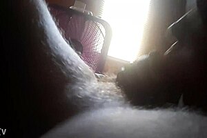 Intense Blowjob on Big Monster Cock with Detailed Sucking and Licking Actions