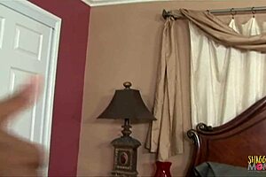 Busty blonde milf rides massive black cock in intense interracial scene, cumming hard