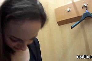 Watch this czech nympho get teased in the mall and plowed in pov